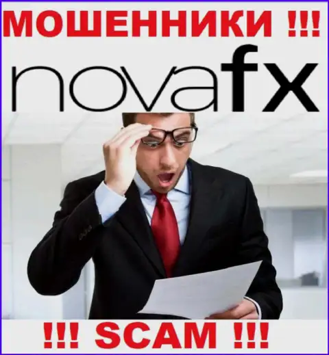 В ДЦ Nova FX дурачат, требуя проплатить налоговые вычеты и проценты