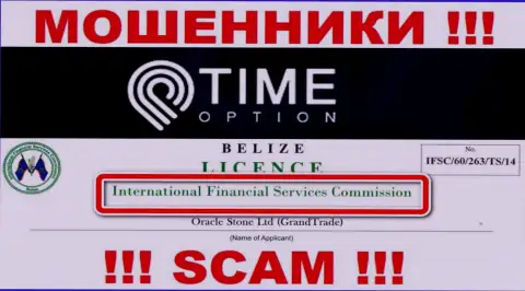 Time Option и регулирующий их работу орган (International Financial Services Commission), являются мошенниками
