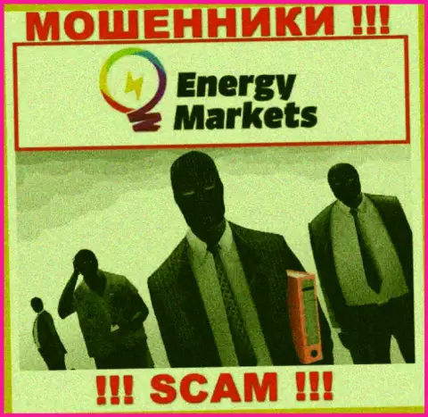EnergyMarkets предпочитают оставаться в тени, инфы о их руководстве Вы найти не сможете