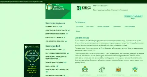 Публикация про forex брокера Киехо Ком предоставлена на портале директори финансмагнатес Ком