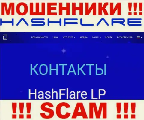 Инфа о юр. лице интернет-мошенников HashFlare LP