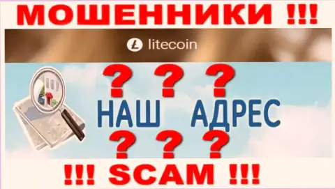 На онлайн-сервисе LiteCoin Org мошенники скрыли местонахождение организации