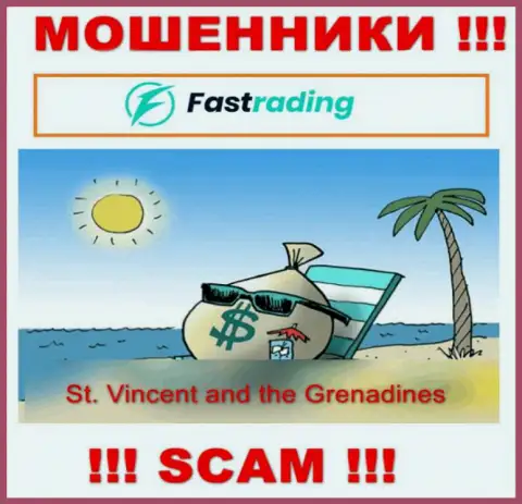 Офшорные internet мошенники Fas Trading скрываются вот здесь - St. Vincent and the Grenadines