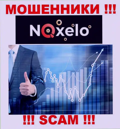 Область деятельности незаконно действующей компании Noxelo - это Брокер