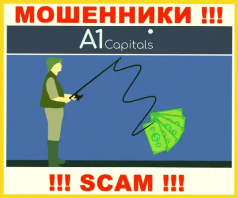 Не верьте в рассказы internet мошенников из компании A1Capitals Com, разведут на деньги и не заметите