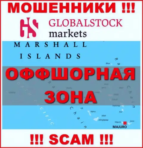 Global Stock Markets расположились на территории - Marshall Islands, избегайте совместной работы с ними