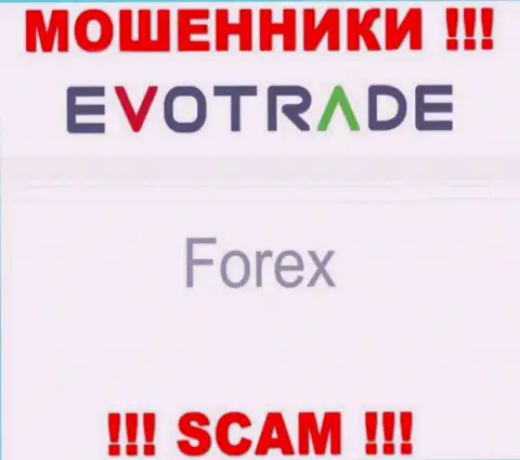 EvoTrade Com не внушает доверия, Forex - это то, чем заняты эти интернет-лохотронщики