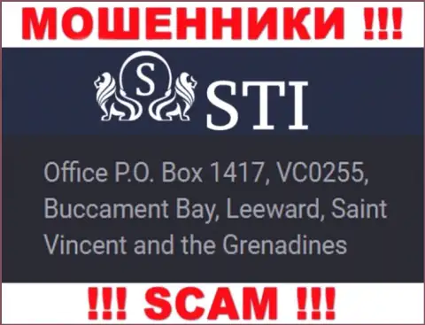 Сент-Винсент и Гренадины - это официальное место регистрации конторы STOKTRADEINVEST LTD