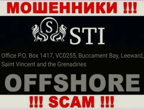 StokOptions Com - это преступно действующая компания, пустила корни в оффшорной зоне Office P.O. Box 1417, VC0255, Buccament Bay, Leeward, Saint Vincent and the Grenadines, осторожнее