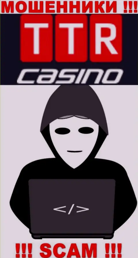 Посетив веб-сайт жуликов TTR Casino мы обнаружили полное отсутствие информации об их прямом руководстве