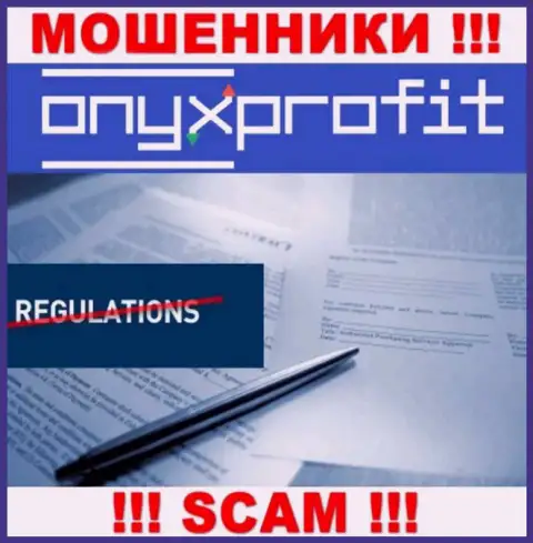 У компании Onyx Profit не имеется регулятора - интернет-обманщики без проблем надувают доверчивых людей