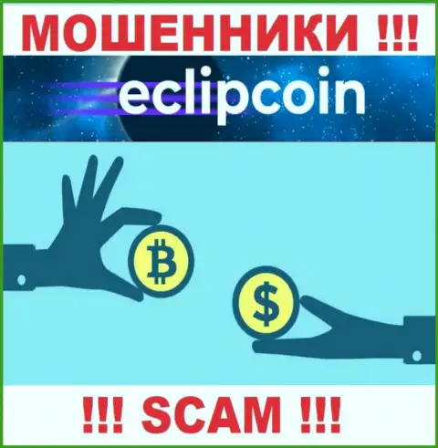 Работать с EclipCoin слишком опасно, т.к. их тип деятельности Криптовалютный обменник - это развод
