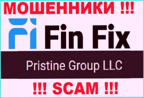 Юридическое лицо, владеющее internet-мошенниками FinFix - это Pristine Group LLC