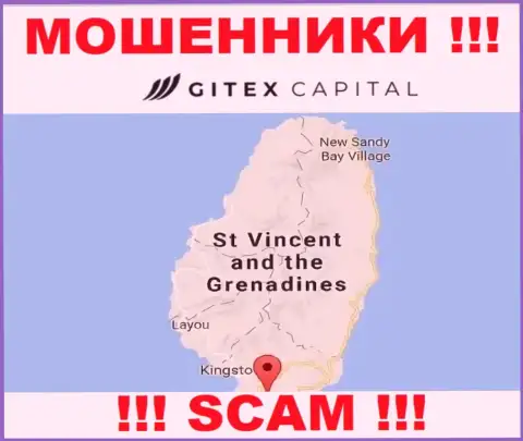 На своем интернет-портале ГитексКапитал Про указали, что зарегистрированы они на территории - St. Vincent and the Grenadines