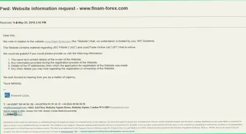 Разводилы из Finam Ltd продолжают и дальше строчить тупости про блокировку страницы с объективными отзывами